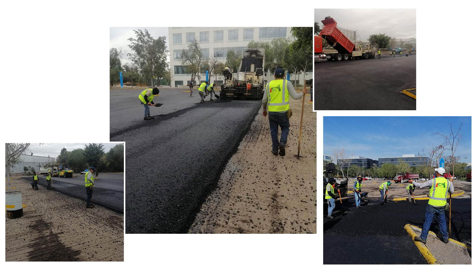 Suministro y tendido de carpeta asf&aacute;ltica
