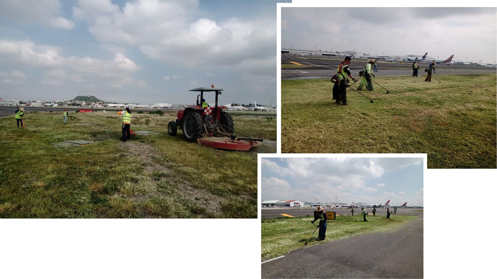 Mantenimiento en áreas operacionales de aeropuertos