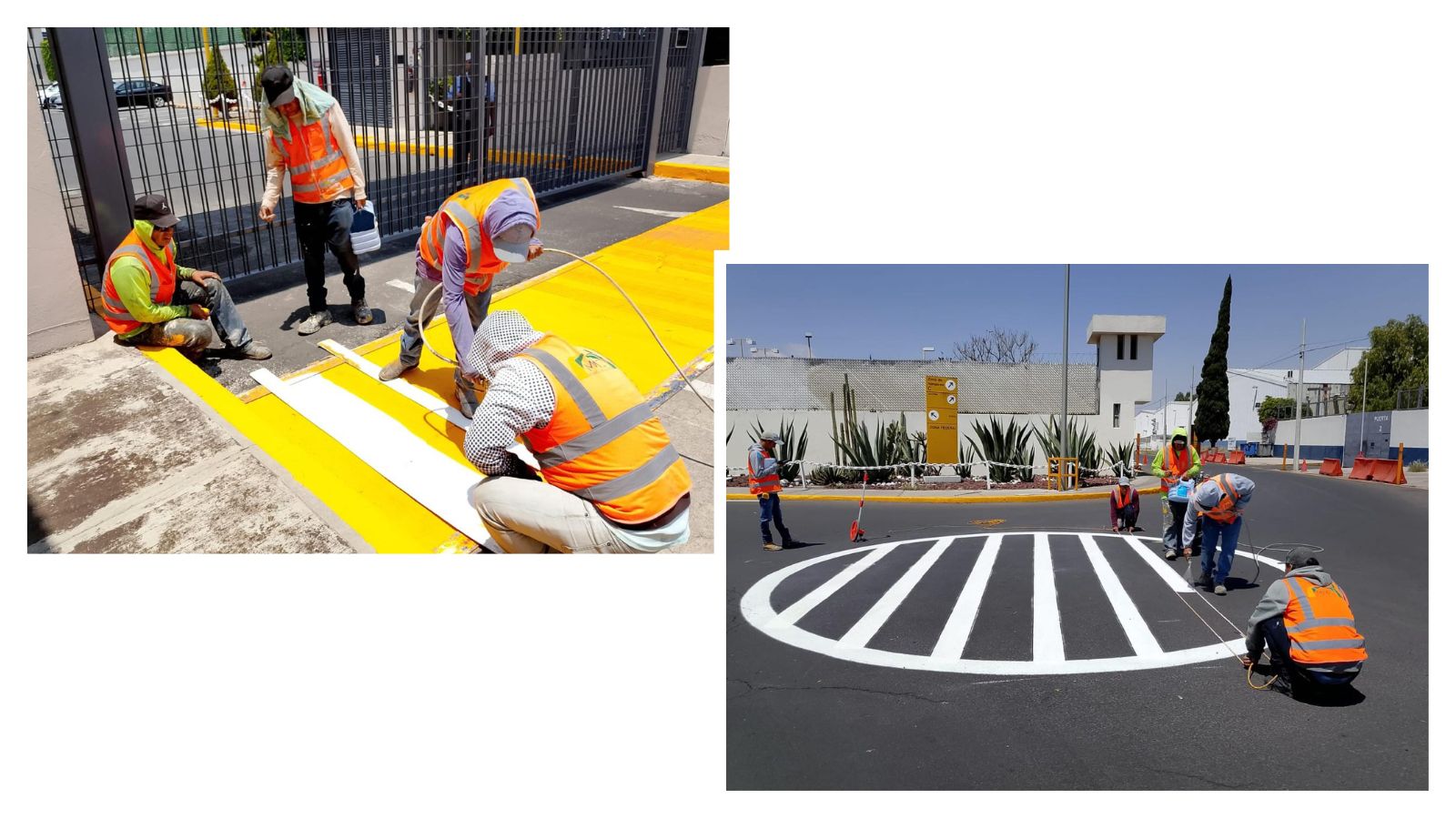 Señalamiento en aeropuertos y carreteras